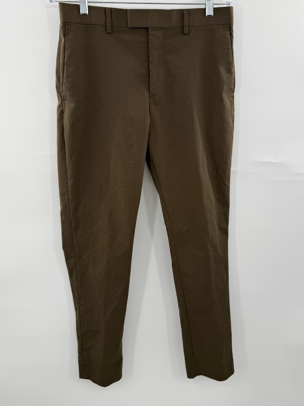 Banana Republic Men’s 30x30 Tapered Fit Solotex Performance Pants Brown Chino